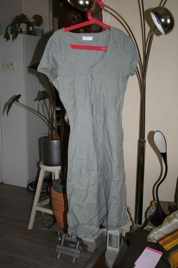 🌸Charmante robe lin kaki clair Taille 42 "Etam" Neuve 🌸