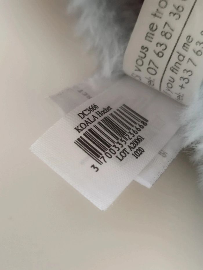 Doudou Koala DC3666 - photo numéro 4