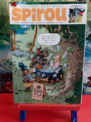 Spirou magazine, n° 3834, 2011, avec le supplément