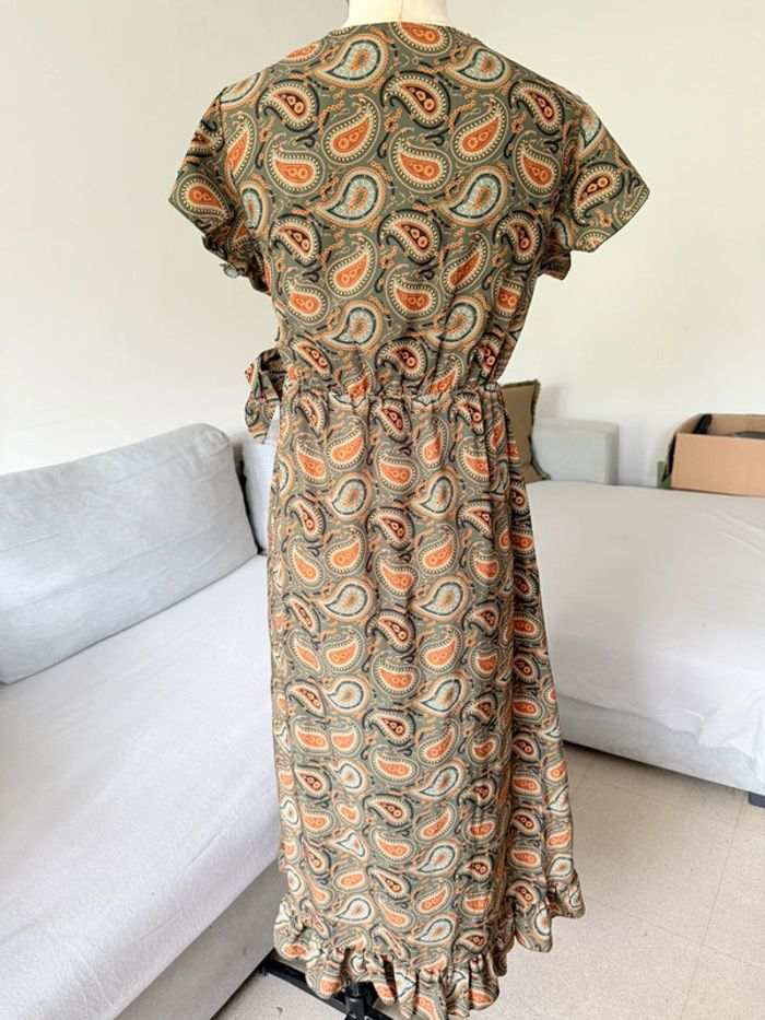 Robe kaki imprimée - photo numéro 3