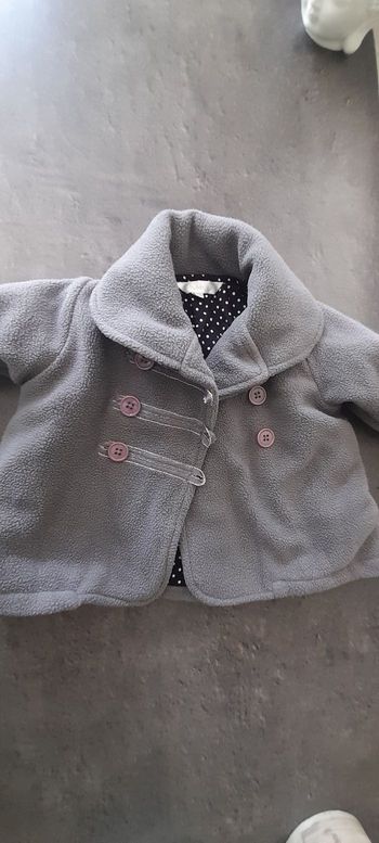 manteau gris 6 mois