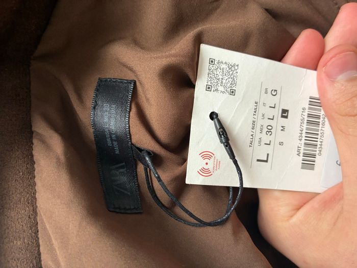 Veste Bomber effet daim Marron Foncé - Taille L - Neuve - photo numéro 3