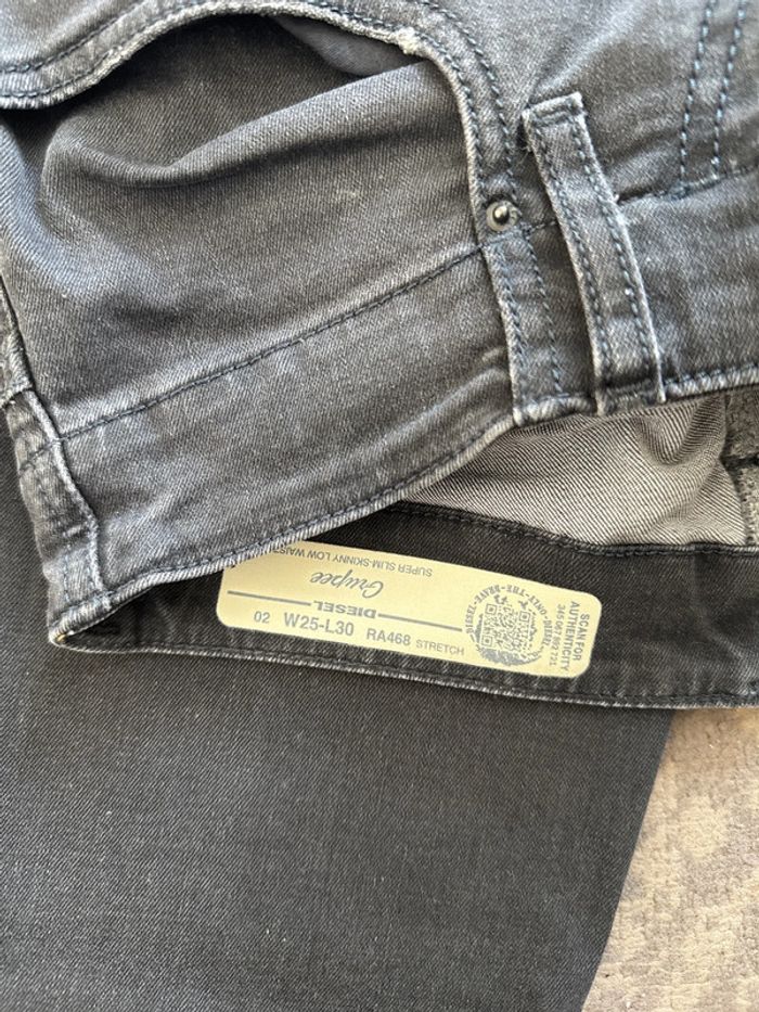 Jean slim noir Diesel Femme – W25 L30 – Bon état - photo numéro 14