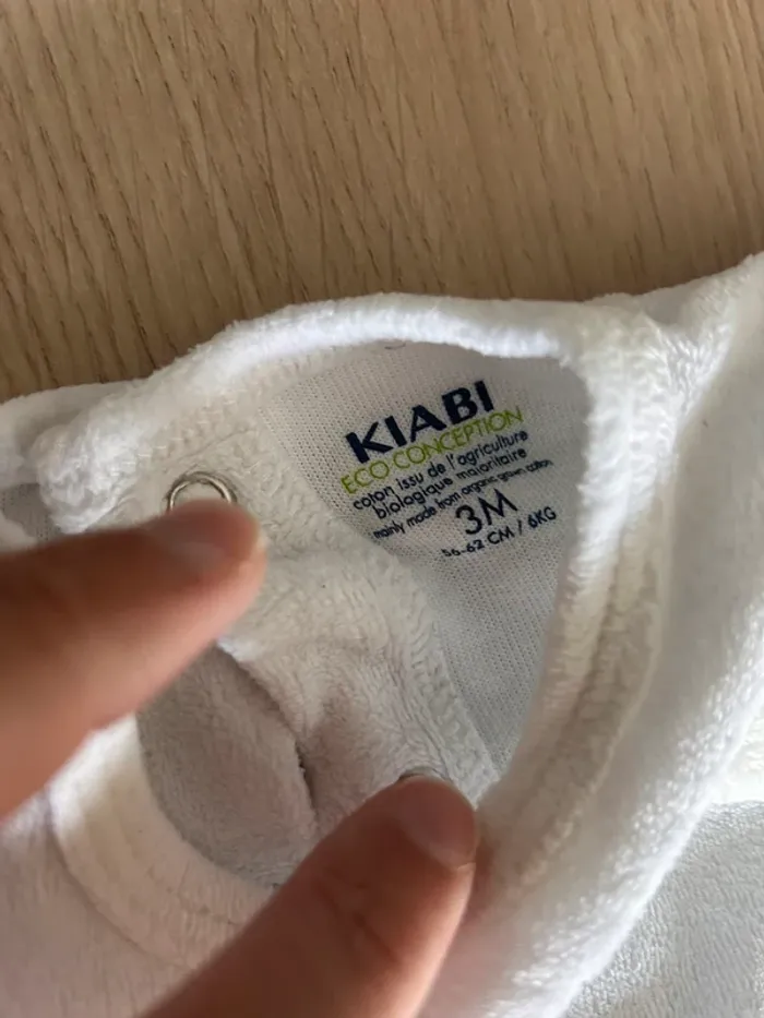 Lot de deux pyjamas blanc mixte - photo numéro 7