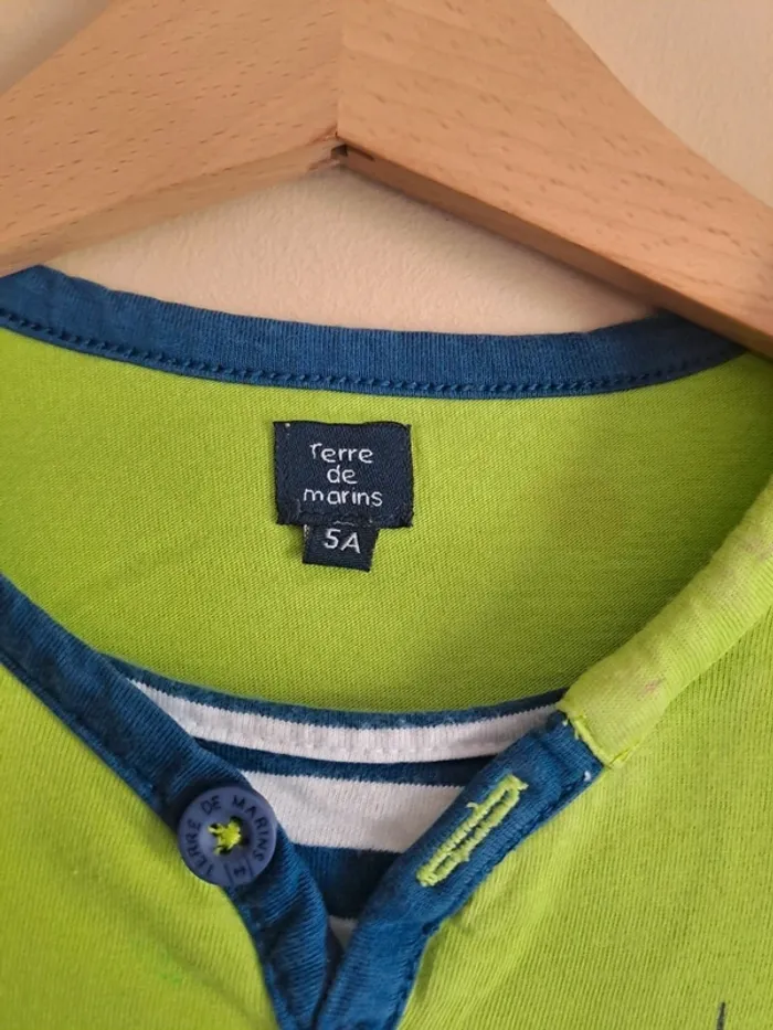 Lot 3 t-shirts garçon 5 ans MC qqs tâches prix mini - photo numéro 13