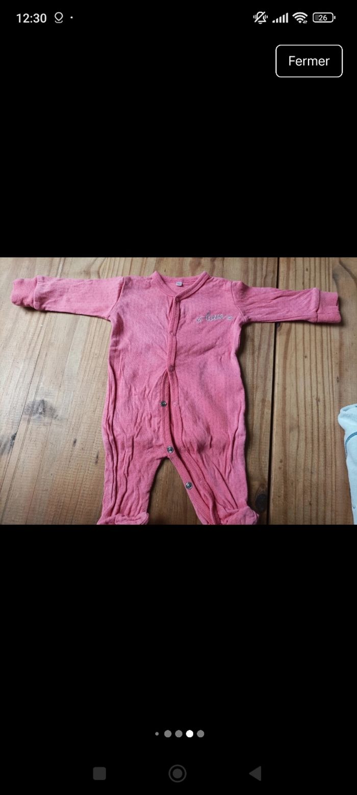 Lot de pyjama bébé fille taille 3 mois - photo numéro 9