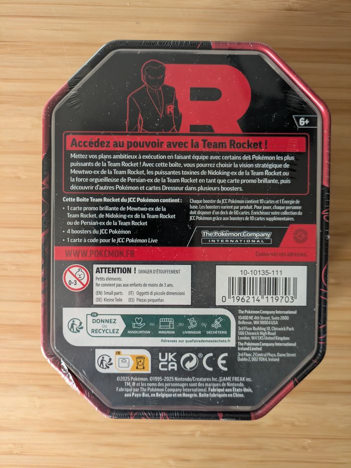 Pokémon - Pokébox Mewtwo-ex de la Team Rocket - photo numéro 3