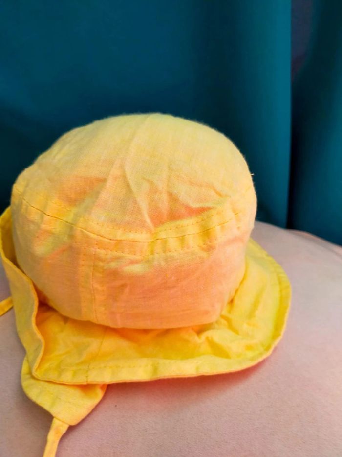 Bob bébé jaune soleil – 48 cm – 100 % coton - photo numéro 3