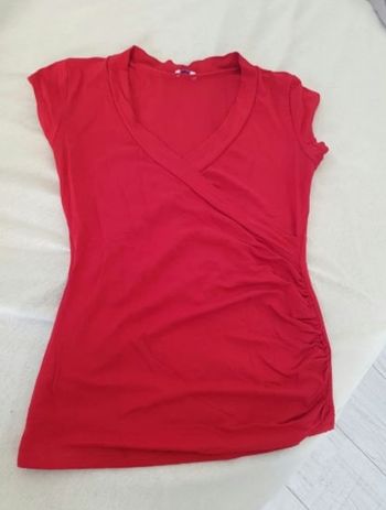 Tee-shirt décolleté femme
