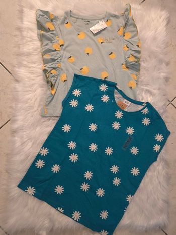 NEUFS (non portés) 🏷🏷🩷😍😍🤩Superbes  teeshirts MC 10 ans fille 🩷😍🤩😍