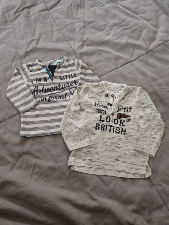 Lot de 2 tee shirt manche longue
gémo - photo numéro 2