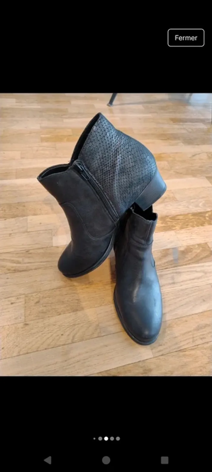 Bottines en cuir - photo numéro 5