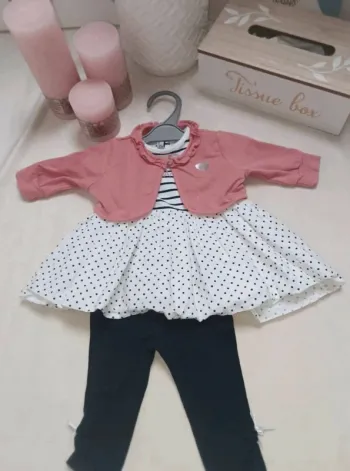 Ensemble 3 pièces Fashion Private Company fille 3 mois