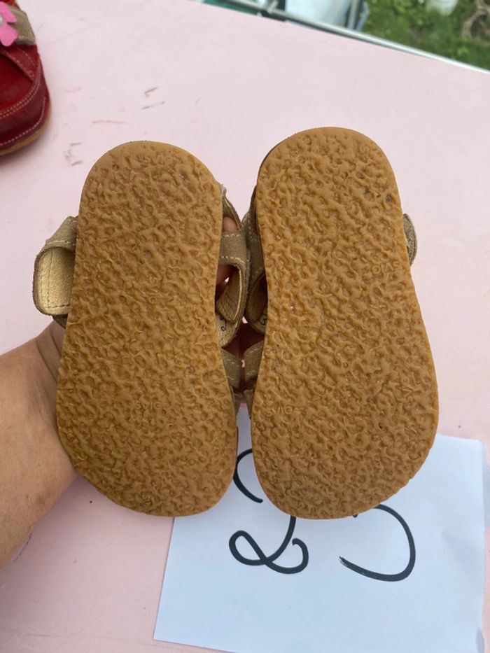 Nu pied sandale 25 daim beige - photo numéro 5