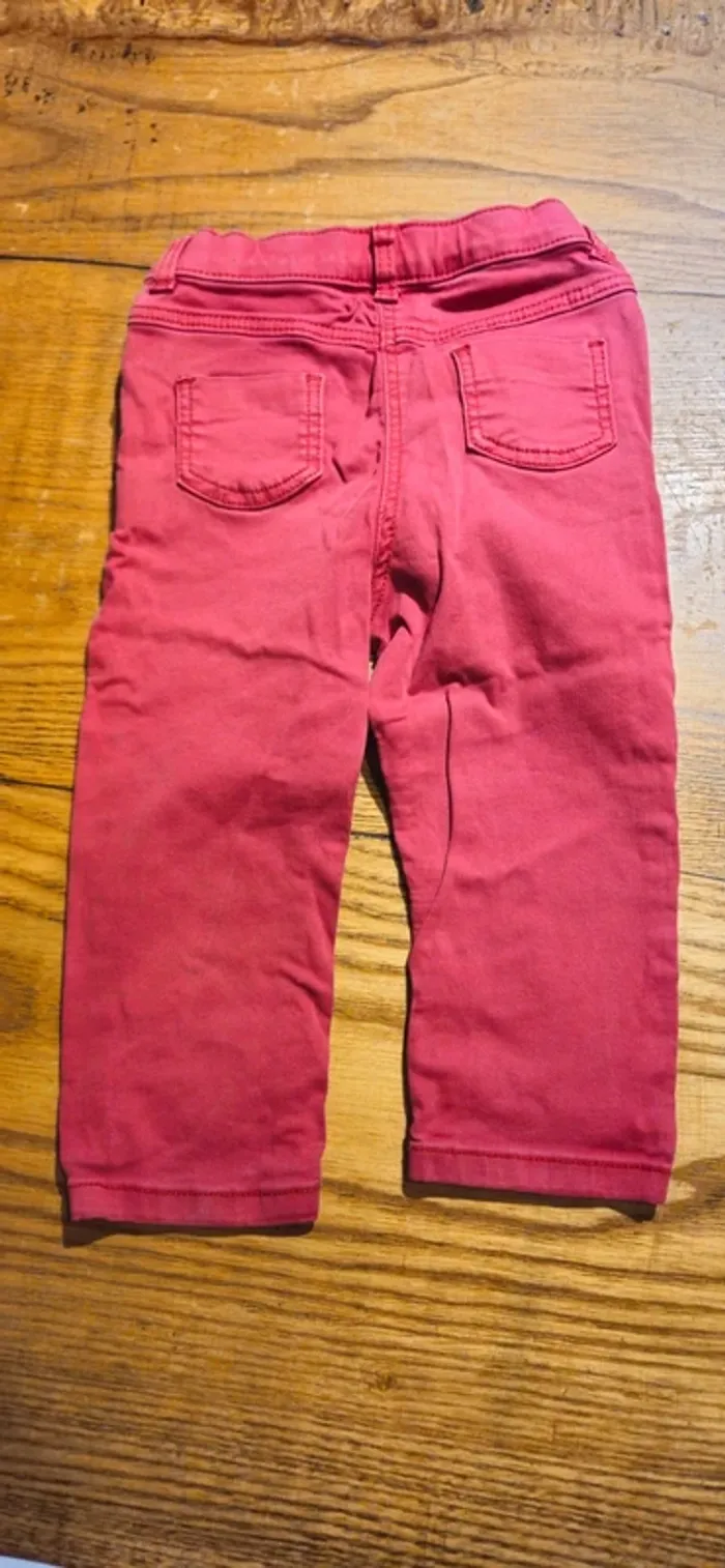 Pantalon jean tape à l'oeil 24 mois 86cm - photo numéro 2