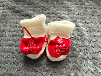 Chaussons premier Noël
