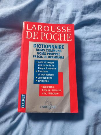 Larousse de poche Dictionnaire noms communs noms propres précis de grammaire