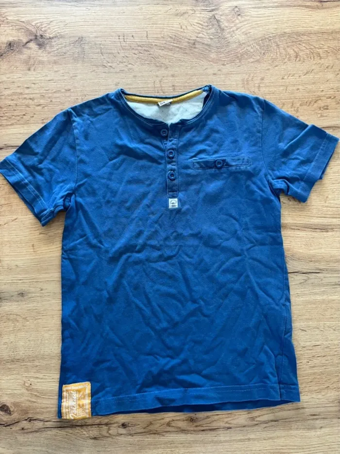 T-shirt bleu tape à l’œil 8 ans