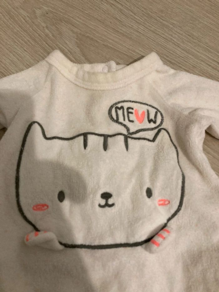 Pyjama 1 pièce fille 1 mois - photo numéro 2