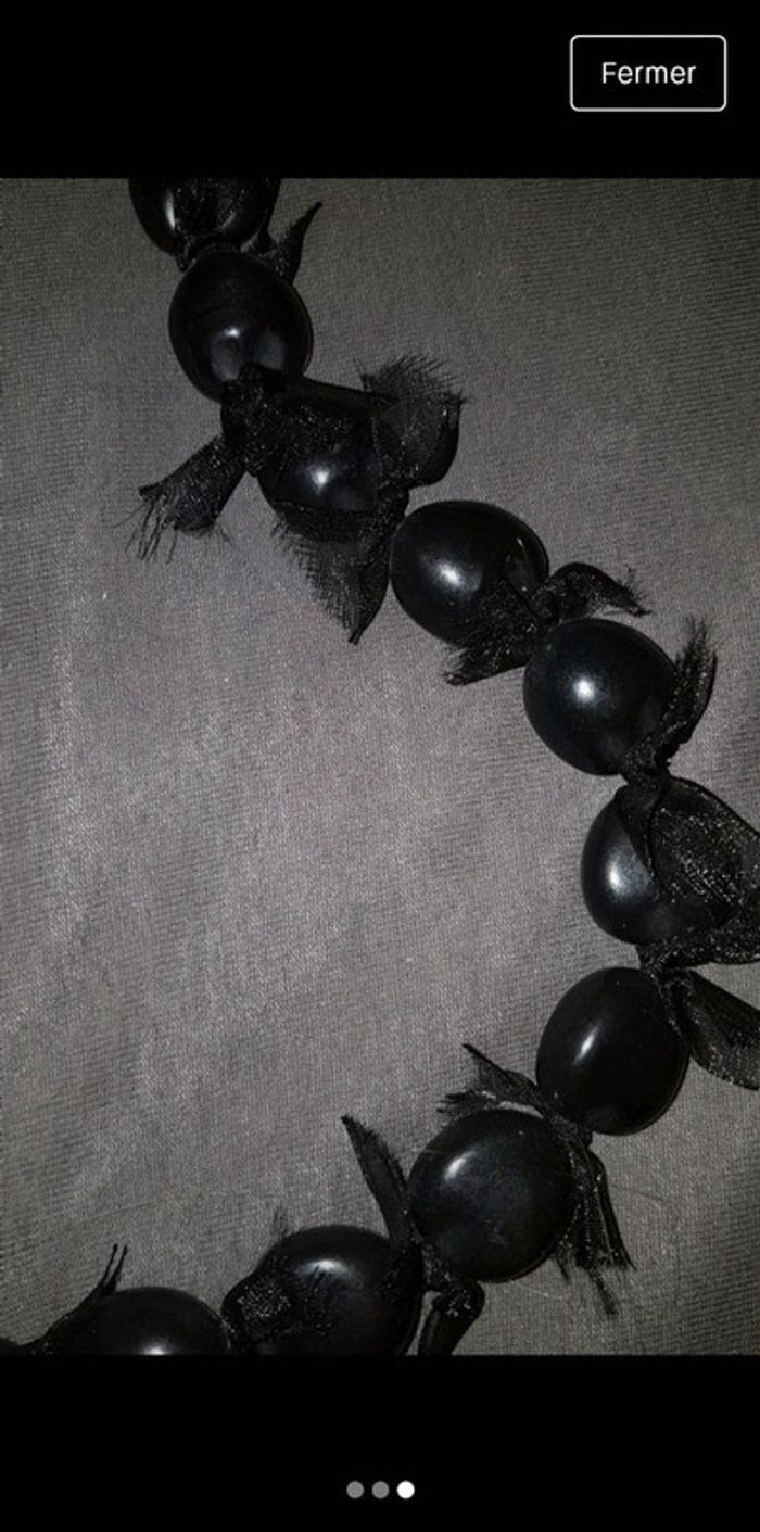 Collier grosses perles - photo numéro 2