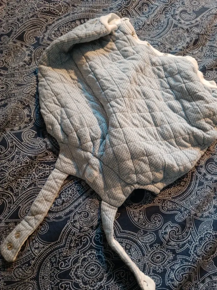 Salopette barboteuse petit bateau bleu 60cm - photo numéro 3