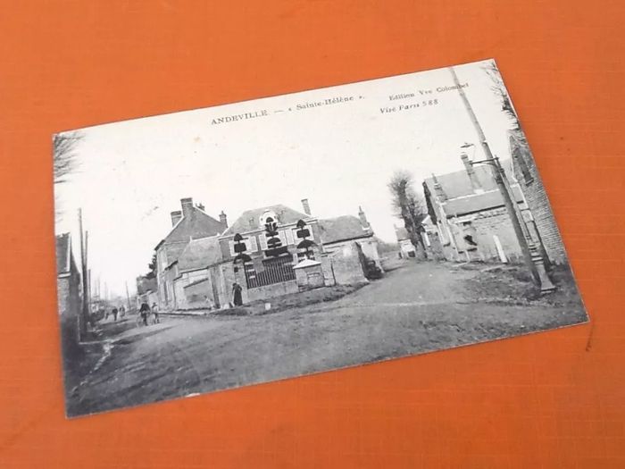 Carte postale ancienne Andeville (Oise) Sainte-Hélène - photo numéro 4