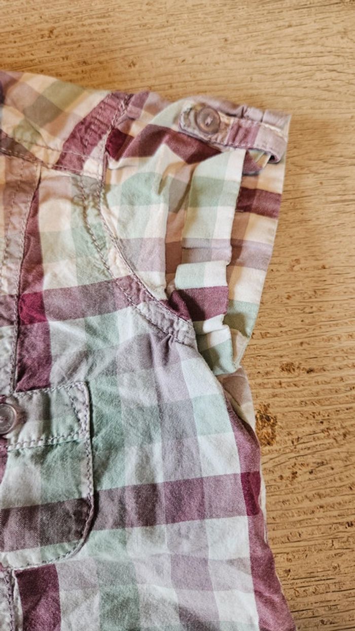 Chemise à carreaux, manches courtes, Sergent Major, 3 ans, nickel - photo numéro 4