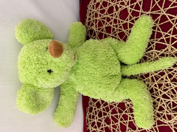 Doudou souris verte NOUNOURS