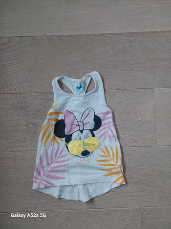 Debardeur Minnie Disney 4/5 ans