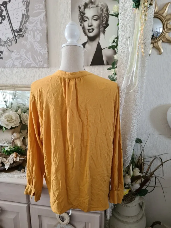 Blouse moutarde H & M Taille 46 - photo numéro 3