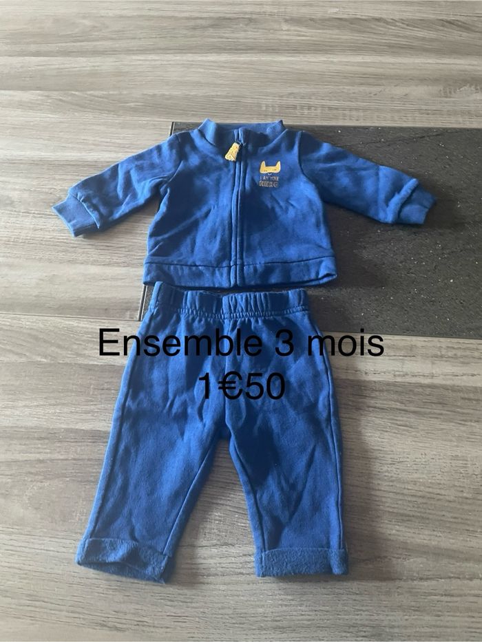 Lot 3 mois bébé garçon - photo numéro 2