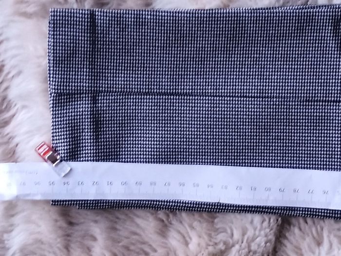 Pantalon 7/8 ème confortable et chic pied de poule T38 -Camaieu - photo numéro 10