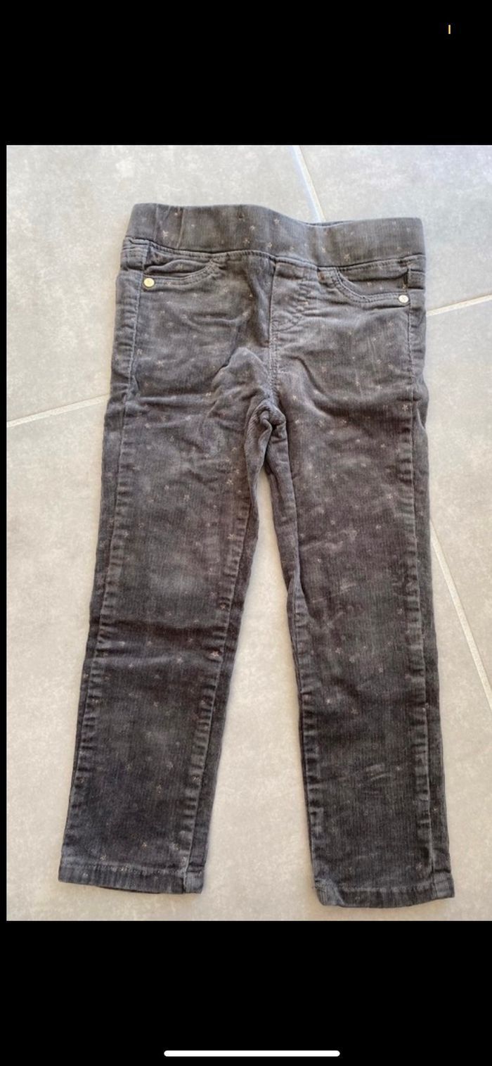 Jean velours Okaïdi 24 mois - photo numéro 2