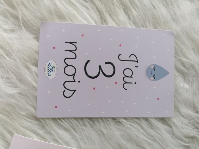 Carte etape bébé photo - photo numéro 5