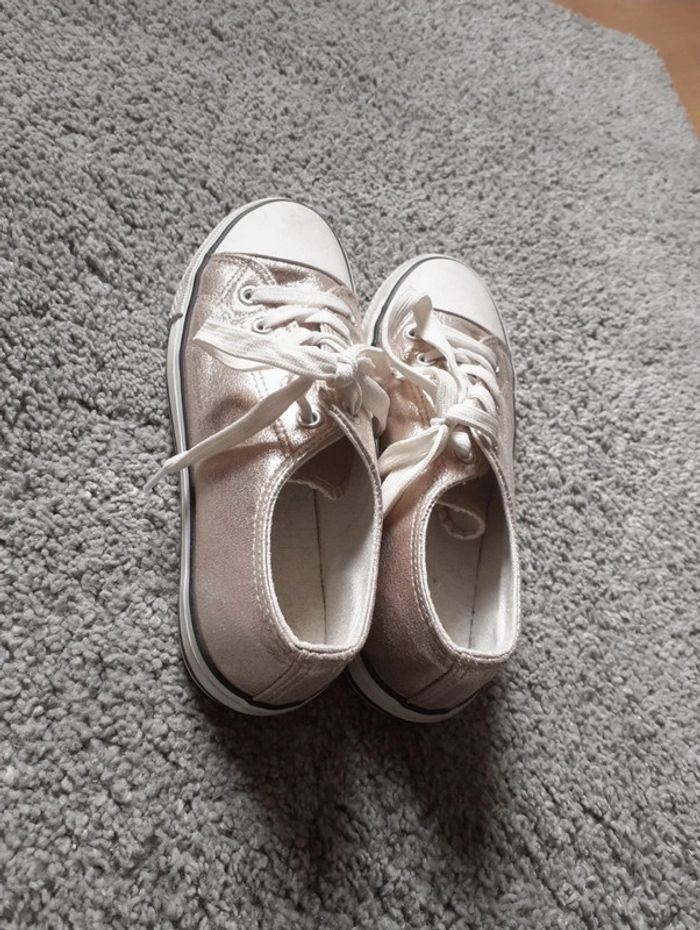 Basket toile brillant 🩶 - photo numéro 3