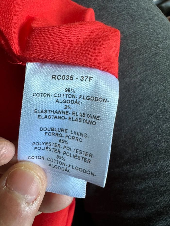 🌸Robe Caroll rouge à fleurs blanches – Taille 40 – Neuve avec étiquette 🌸 - photo numéro 16