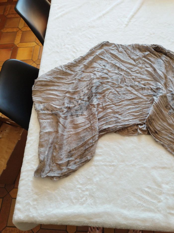 Maillot Large, oversize chauve souris avec débardeur dedans léger gris marron taille L/Xl - photo numéro 2