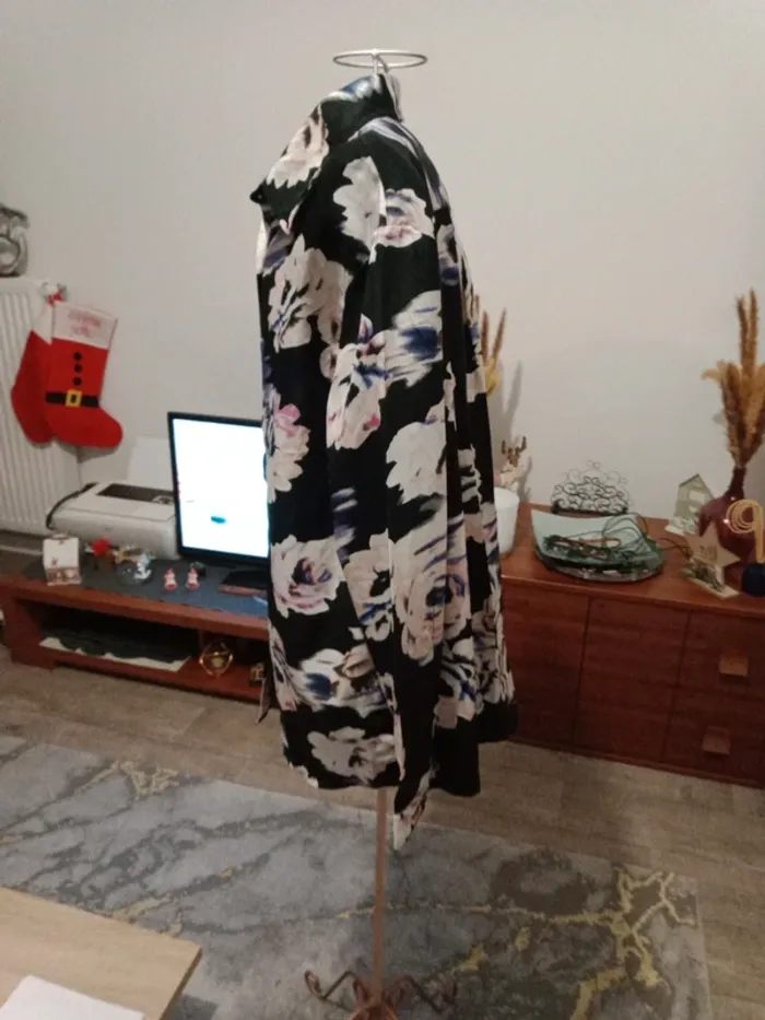 Chemise motifs fleurs
