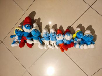 Lot 9 schtroumpf smurfs