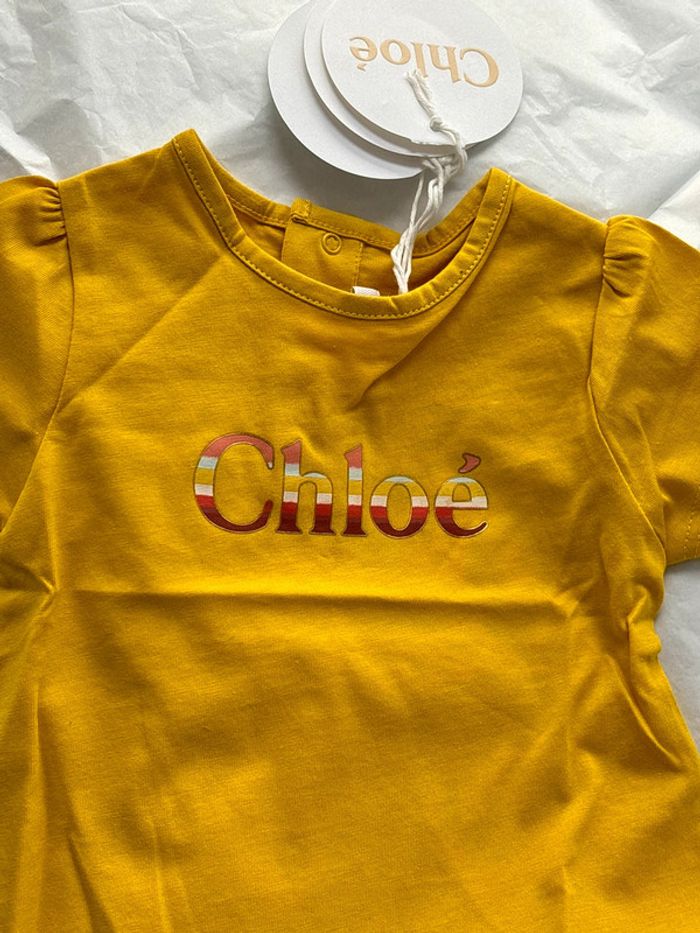 T-shirt pour bébé fille 6 mois Chloé - photo numéro 2