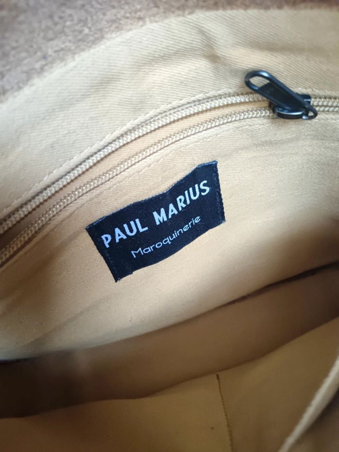 Paul Marius | Sac cartable mademoiselle Georges | safran argenté - photo numéro 15