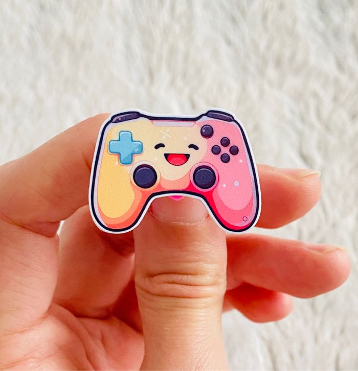 Pins Brut Fait Main Kawaii Gaming Manette