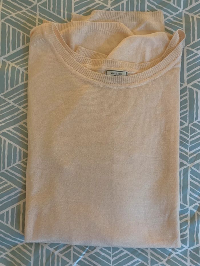 Pull léger rose tendre - photo numéro 6