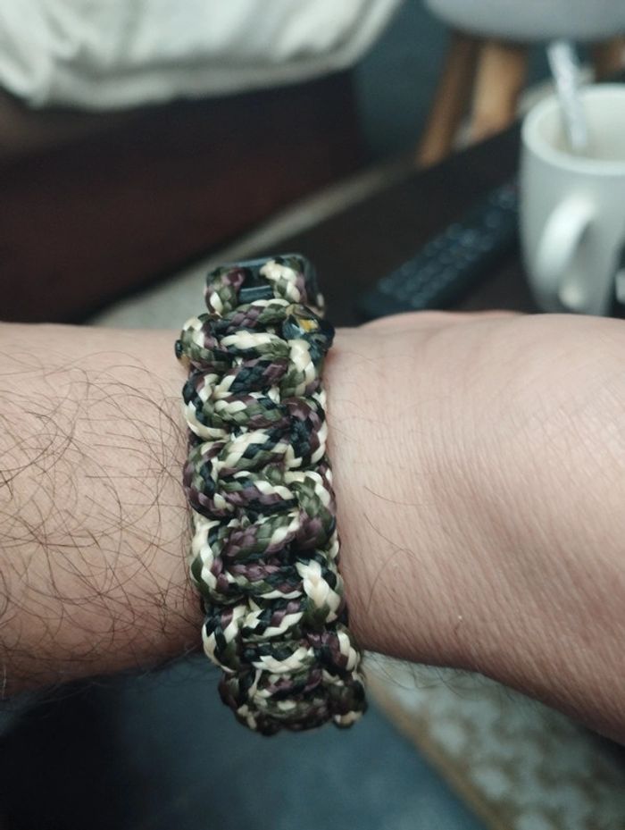 Bracelet homme paracorde homme camouflage - photo numéro 3