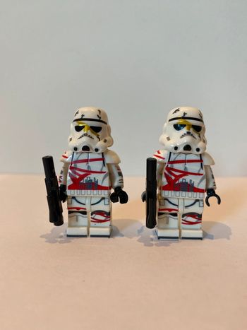 Figurine type lego 2 Stormtroopers. Star Wars