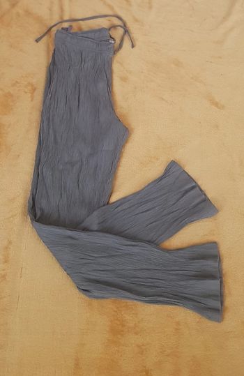 Pantalon femme plissé moulant, taille haute