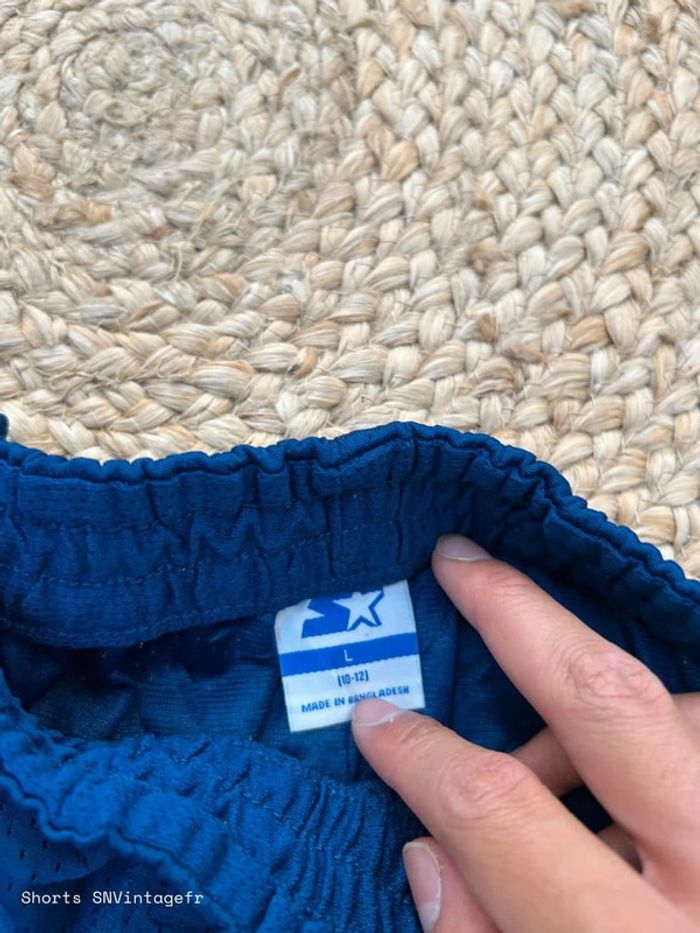 Short Starter Garçon Bleu Taille 14 ans | Très Bon État | SNVintagefr | BS461 - photo numéro 3
