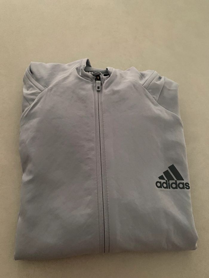 Veste de sport adidas grise taille M en parfait état - photo numéro 5