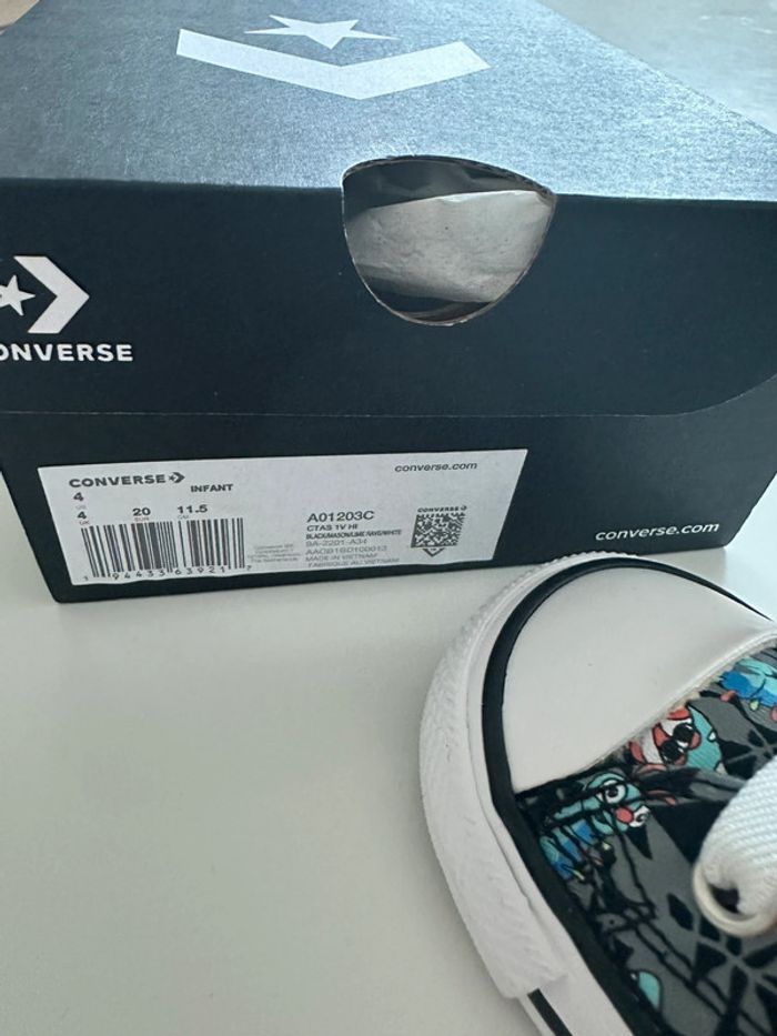 Converse montante - taille 20 - neuf - photo numéro 8