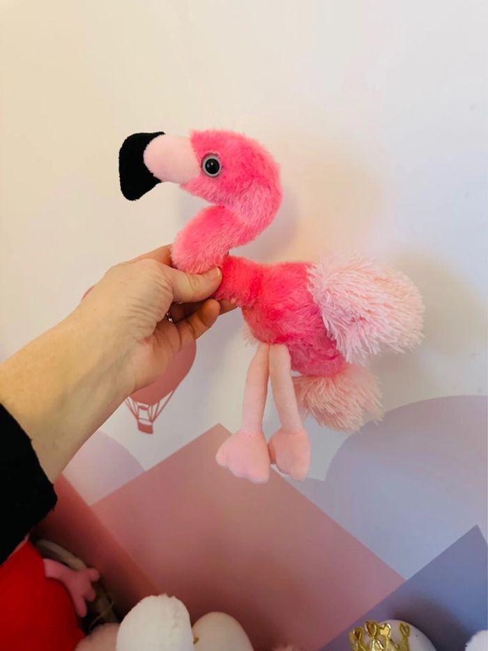 Peluche flamant rose - photo numéro 8